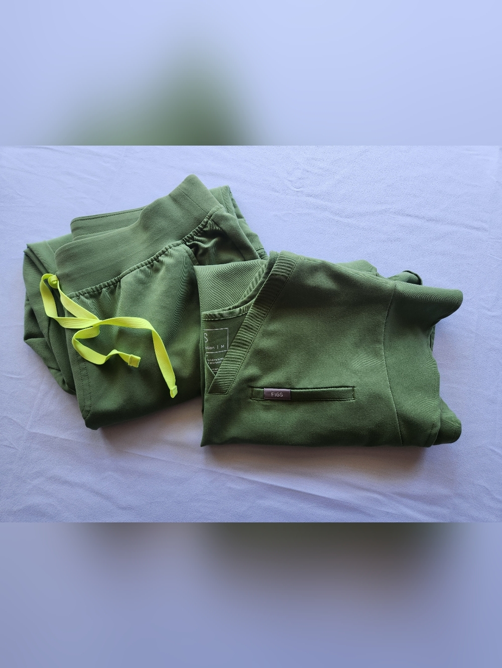 M/L FIGS Fern Green Set Retired Color